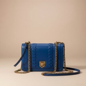 Charles & Keith Blue Chain Strap Women's Bag